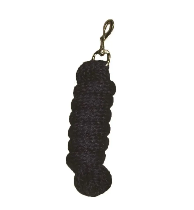 Hy Extra Thick Extra Soft Lead Rope - Black 